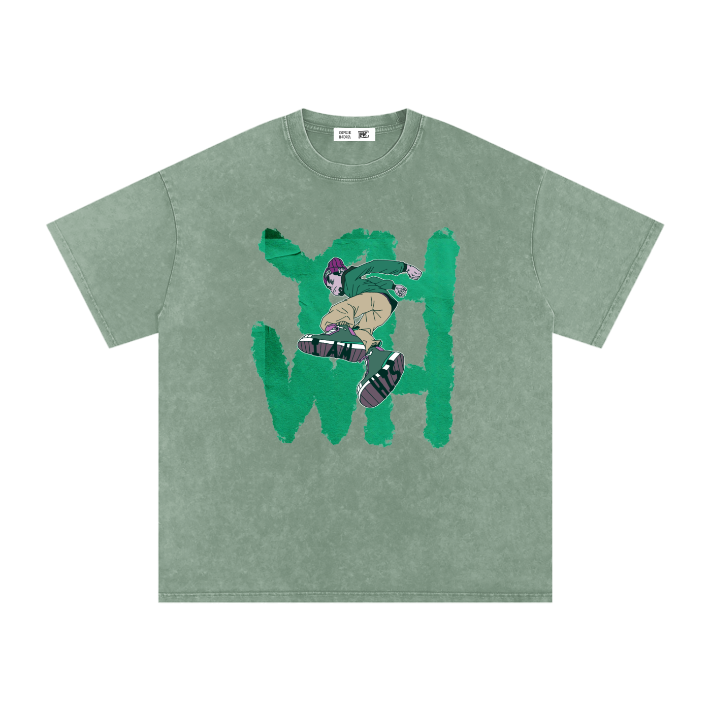 Green,I am His,Snow washed