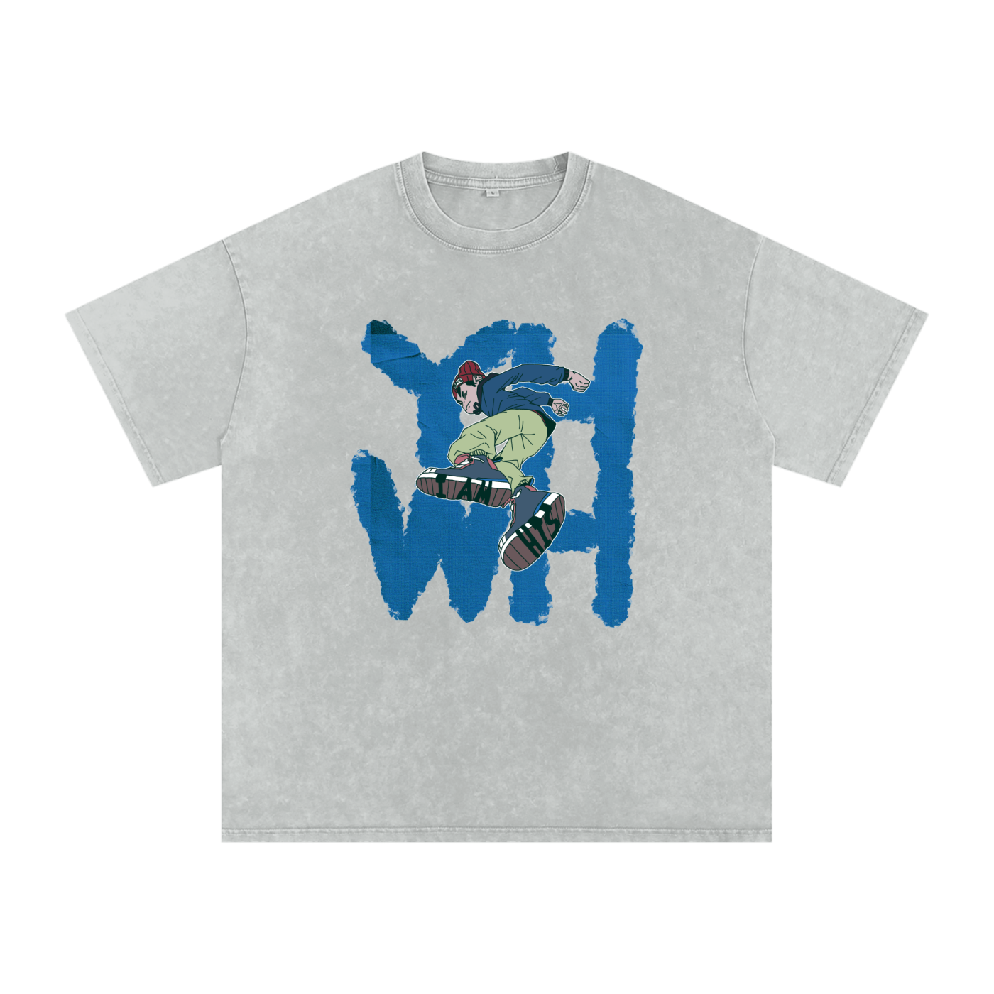 I am His,Blue,Snow washed