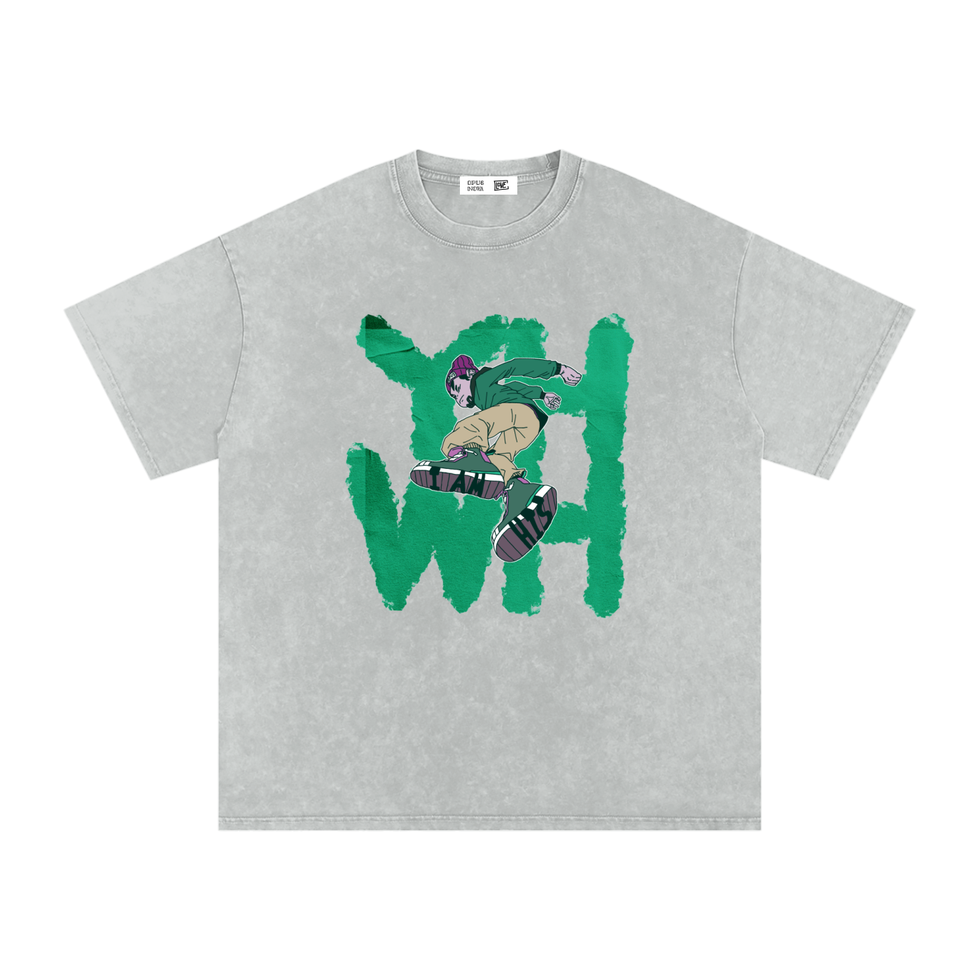 Green,I am His,Snow washed