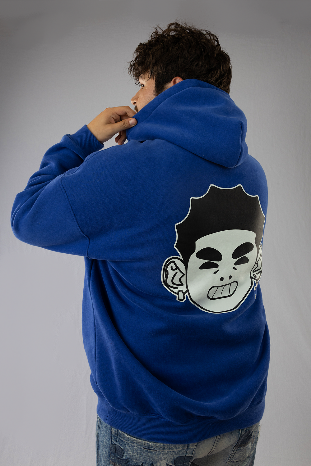 Cheesin' - Oversize Fleeced Hoodie