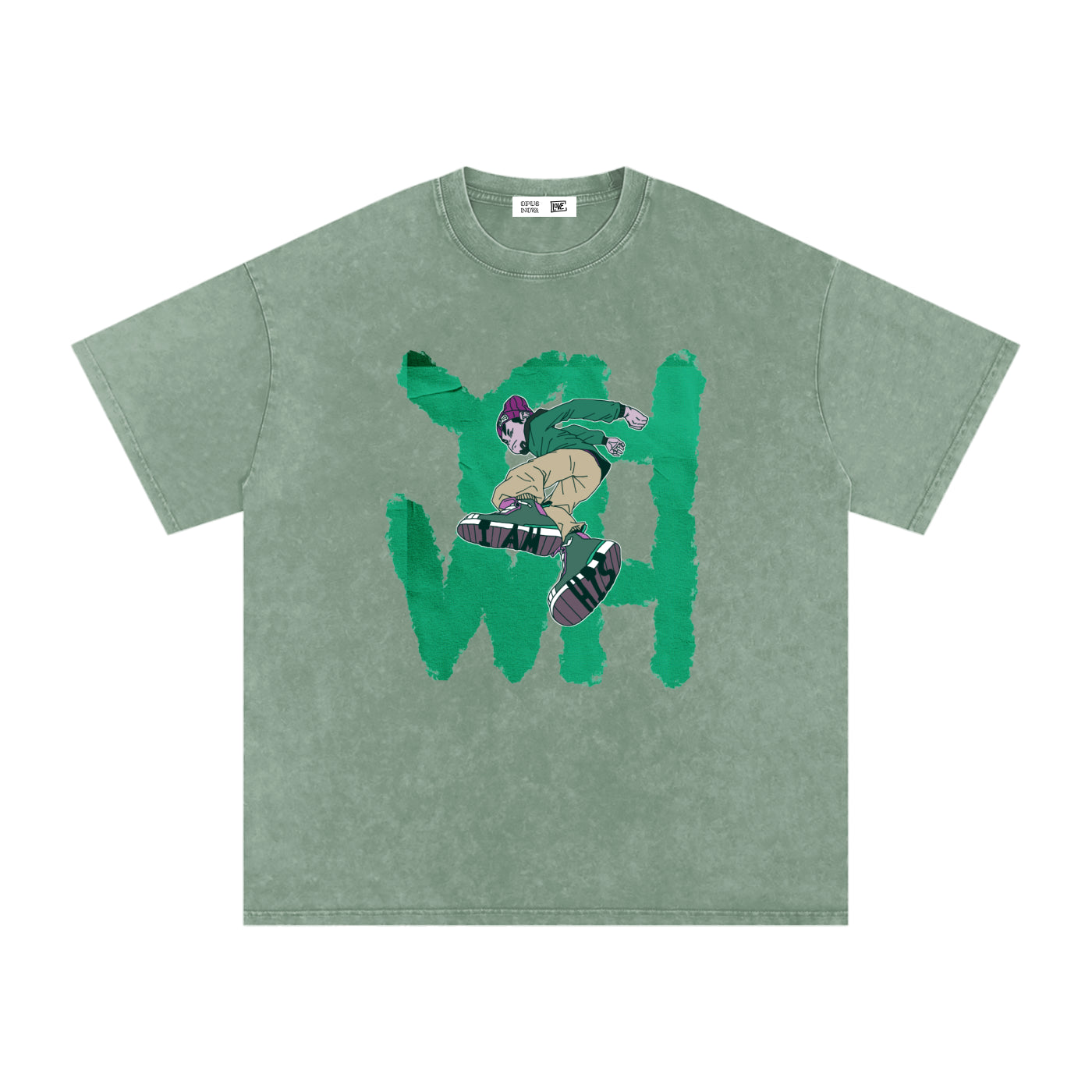 Green,I am His,Snow washed