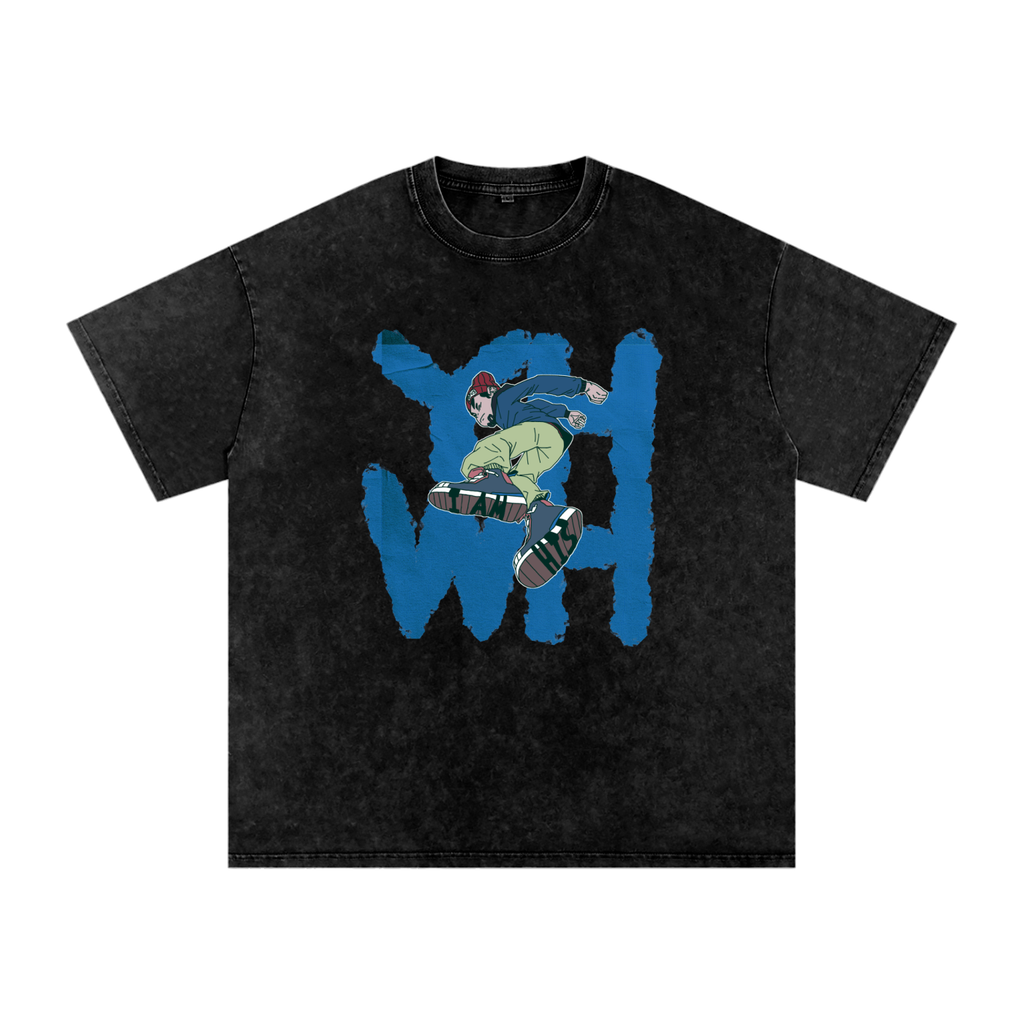 I am His,Blue,Snow washed