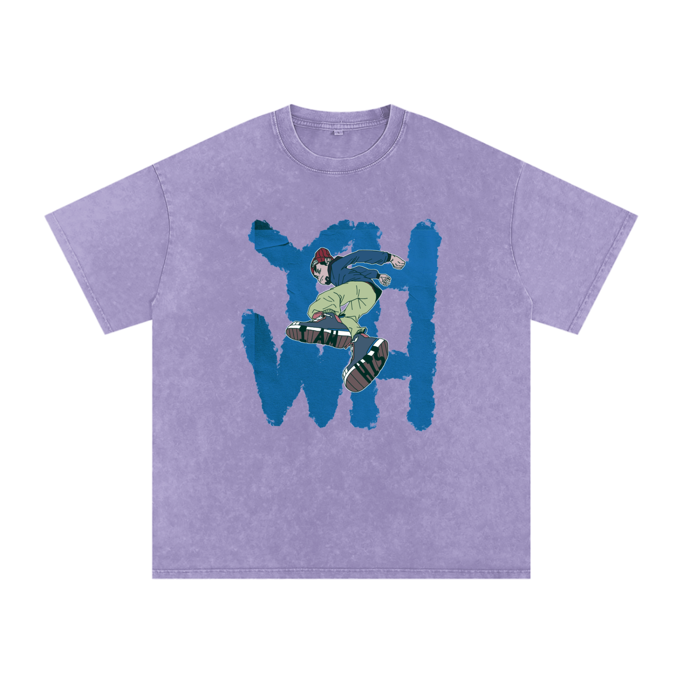 I am His,Blue,Snow washed