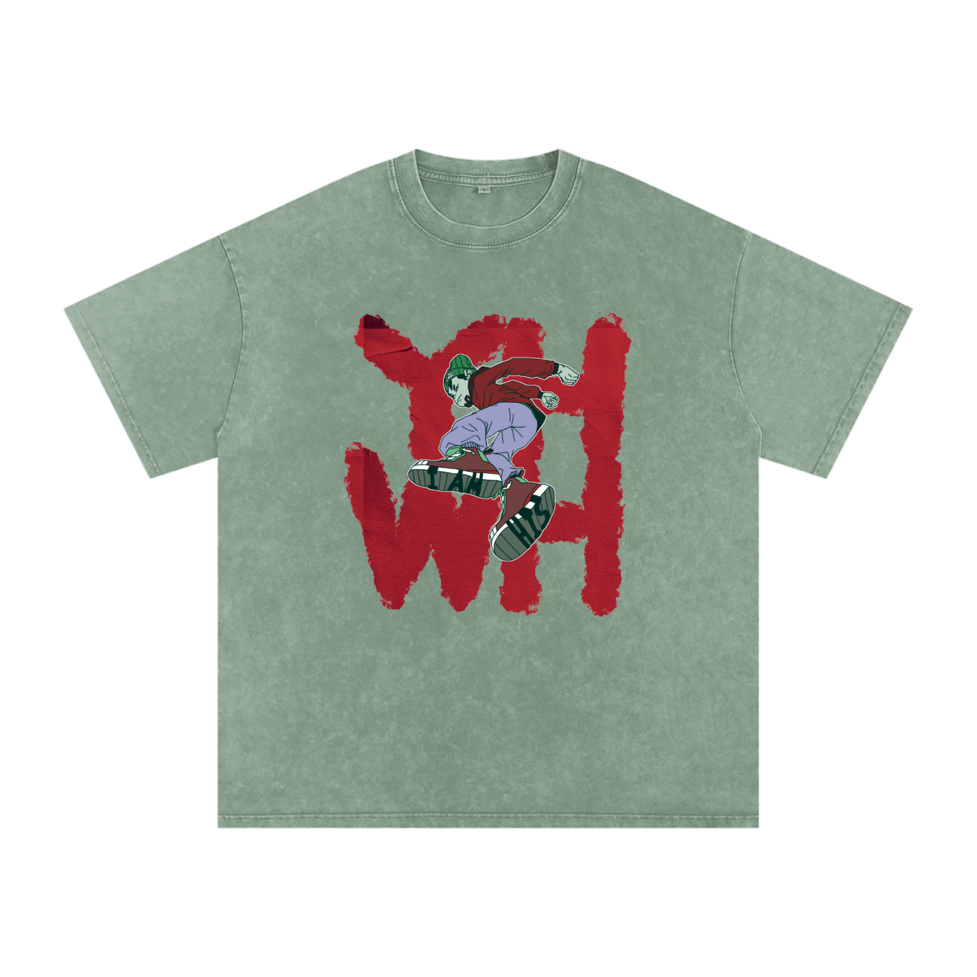 Red,I am His,Snow washed