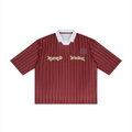 John 7:38 - Pinstripe Collared Soccer Jersey