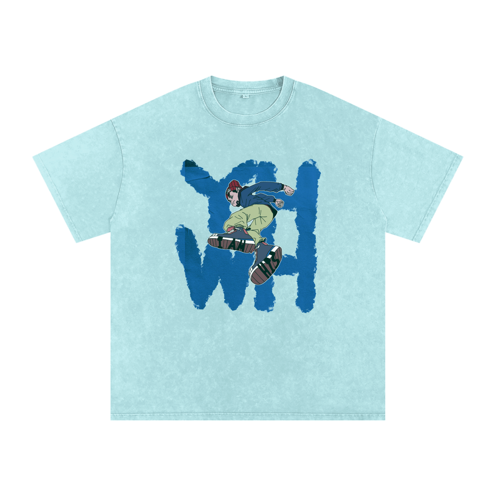 I am His,Blue,Snow washed