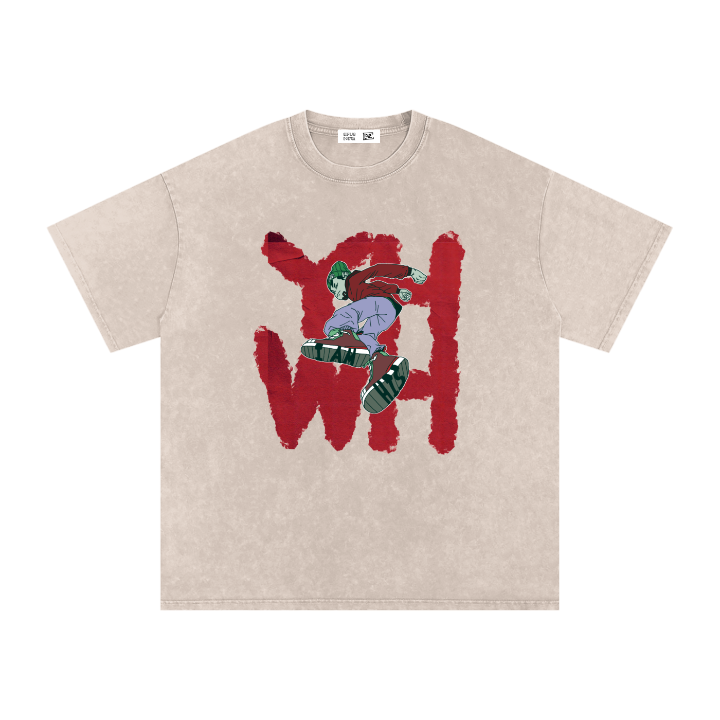 Red,I am His,Snow washed