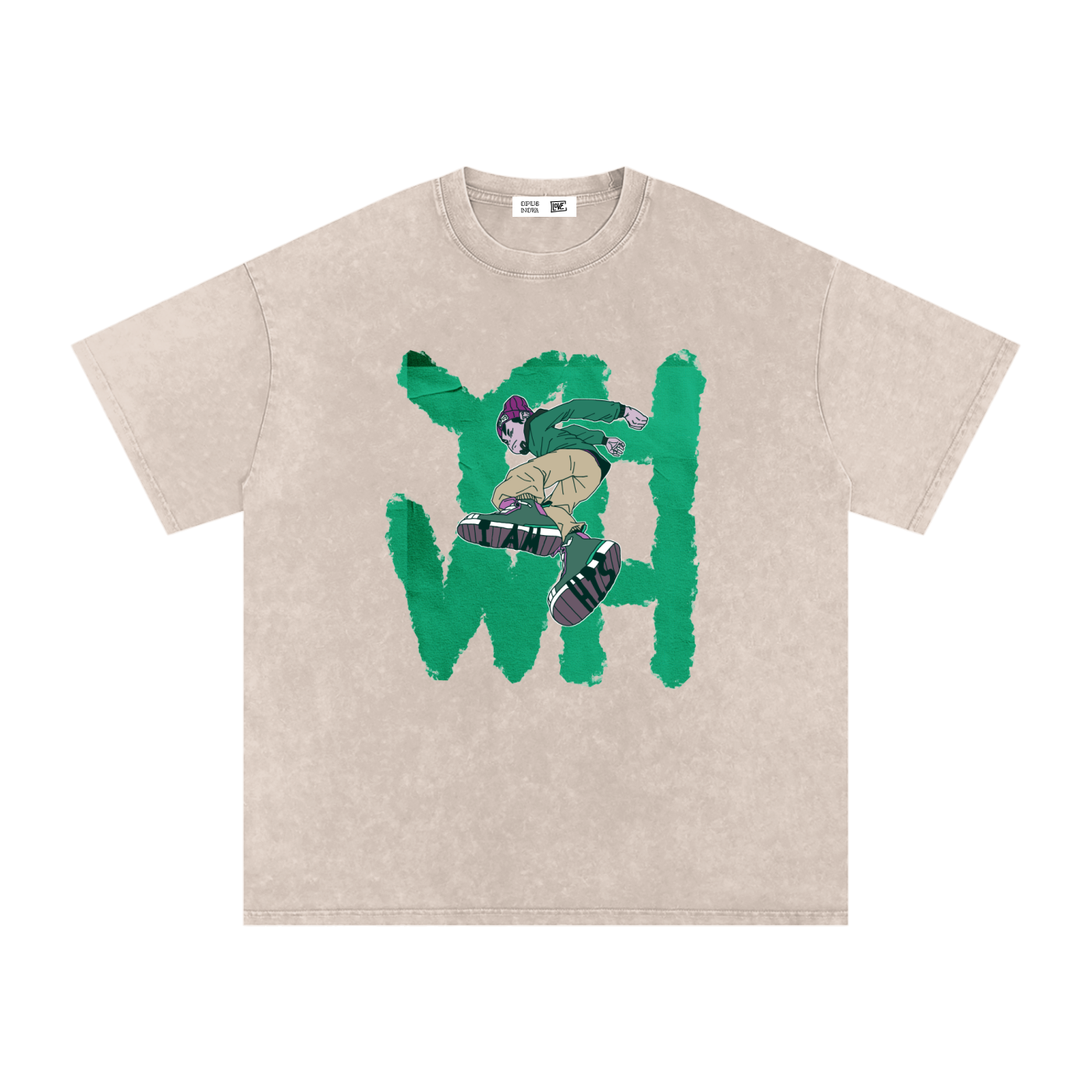 Green,I am His,Snow washed