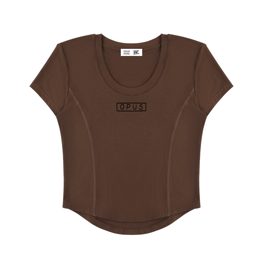 Box OPUS - Women's Paneled Crop T-Shirt