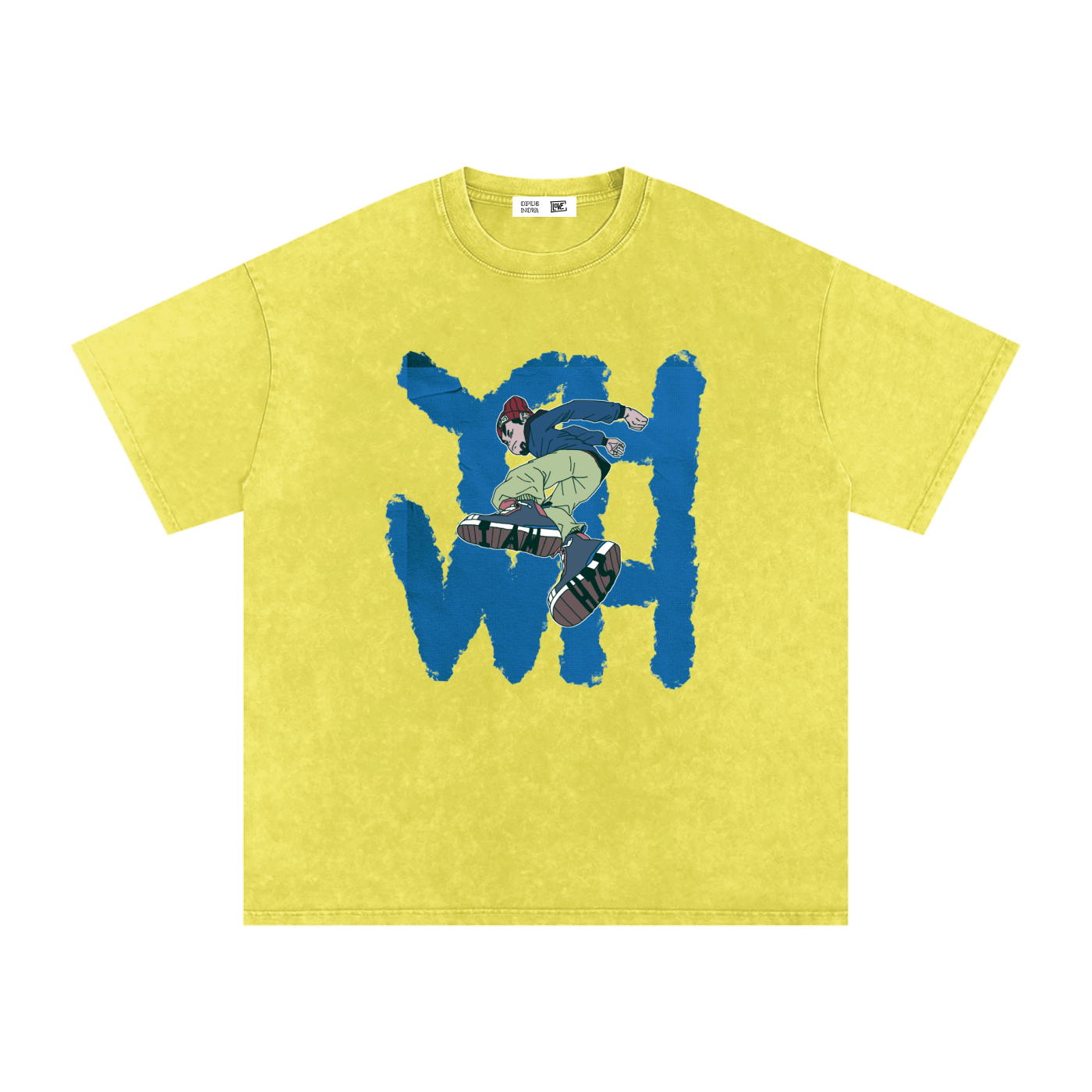 I am His,Blue,Snow washed