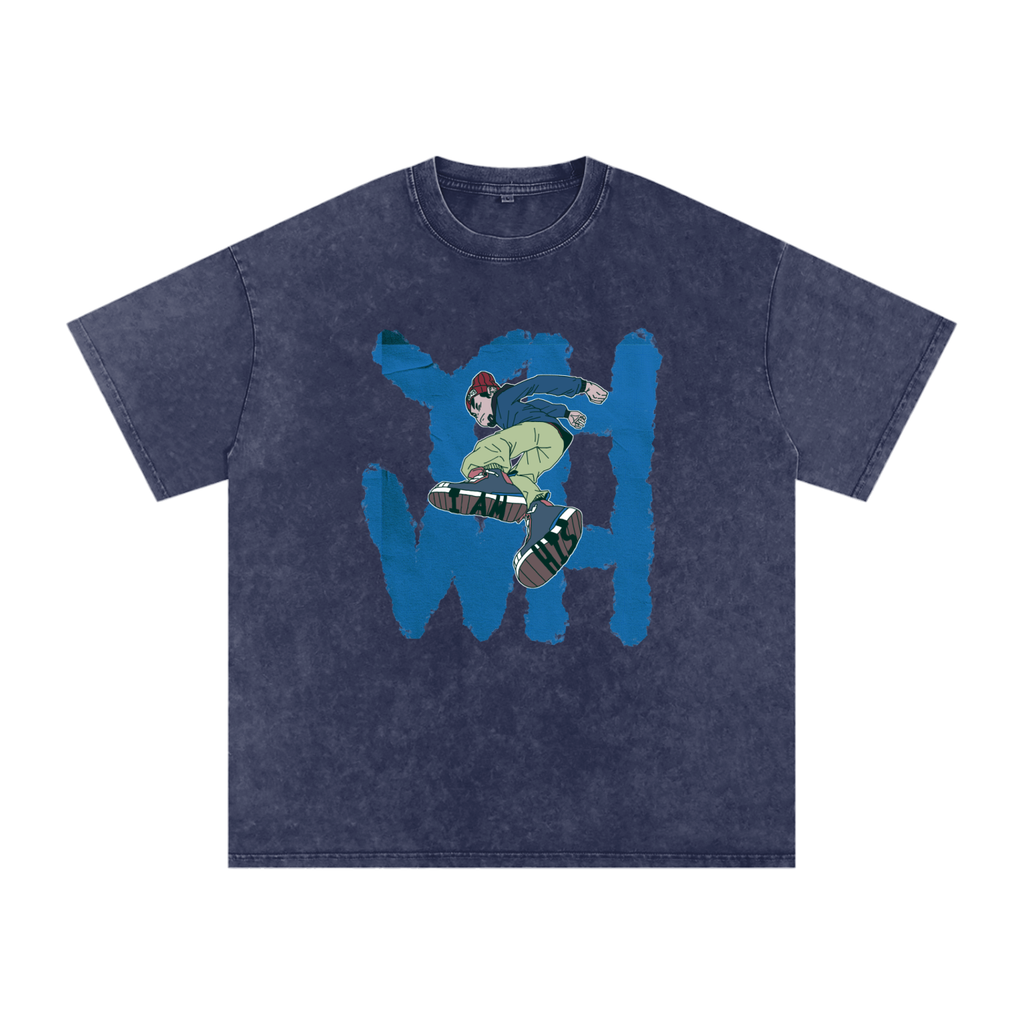 I am His,Blue,Snow washed