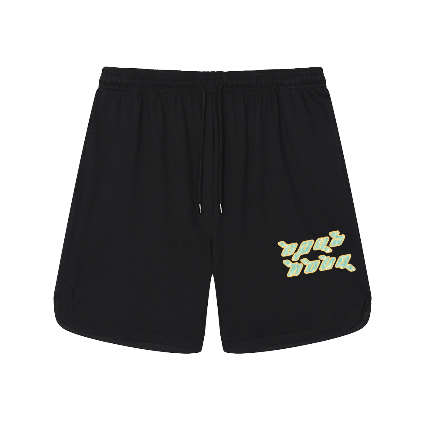 Water Logo - Mesh-Lined Quick-Dry Performance Shorts