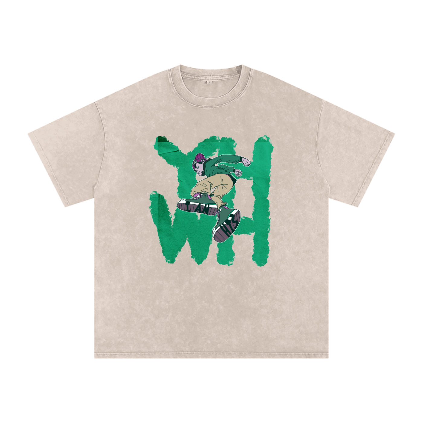 Green,I am His,Snow washed