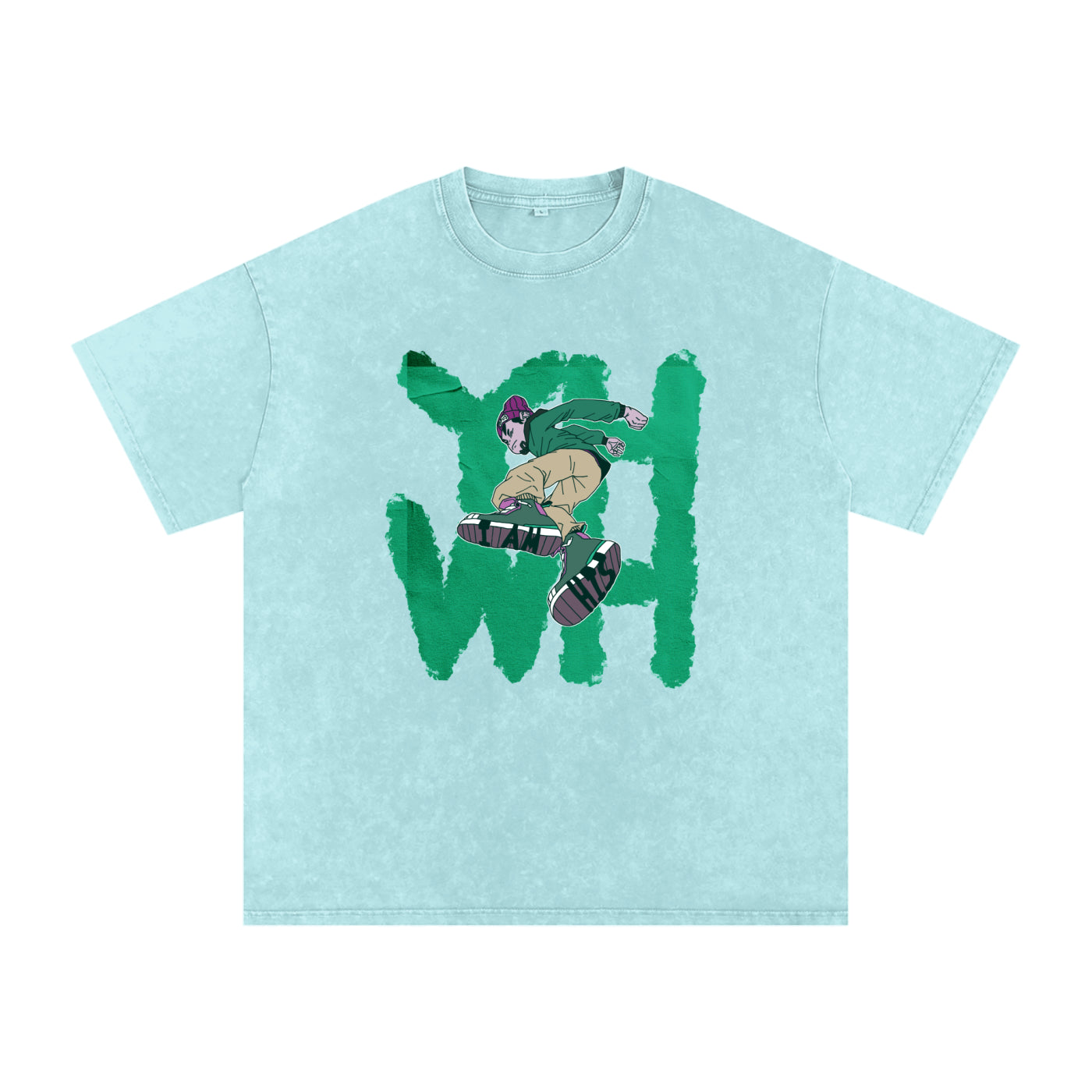 Green,I am His,Snow washed