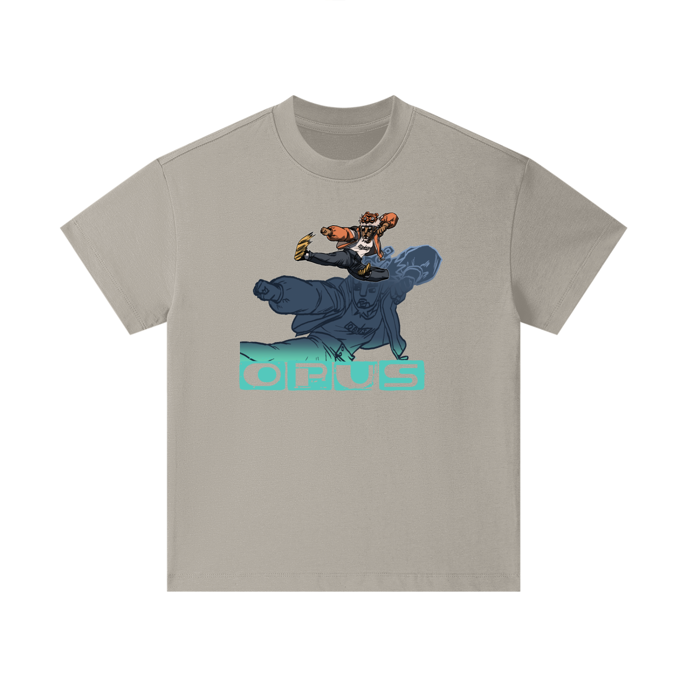 Kids T,Pure Cotton,Tiger hat kick