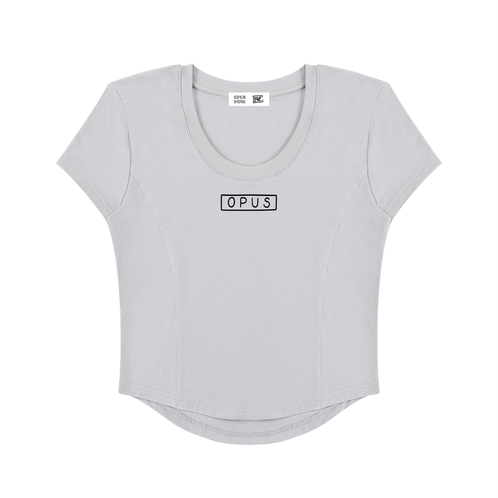 Box OPUS - Women's Paneled Crop T-Shirt