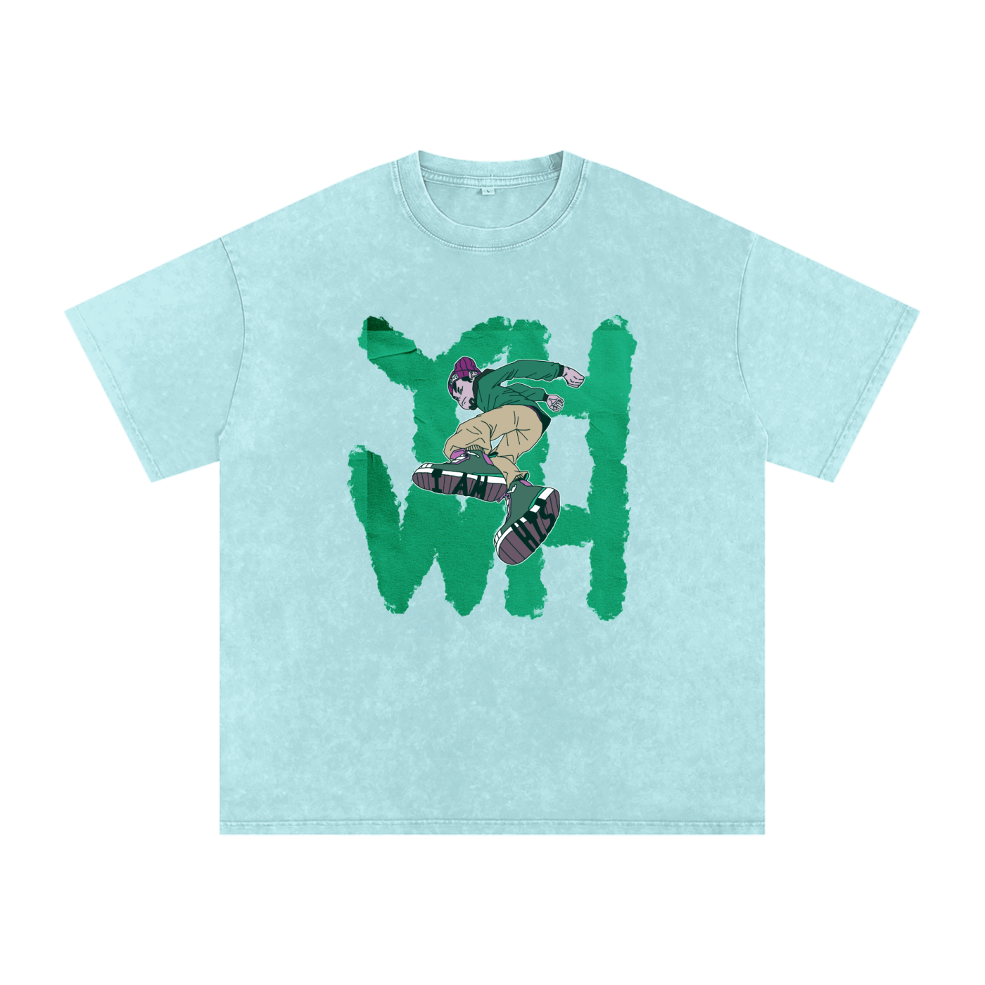 Green,I am His,Snow washed