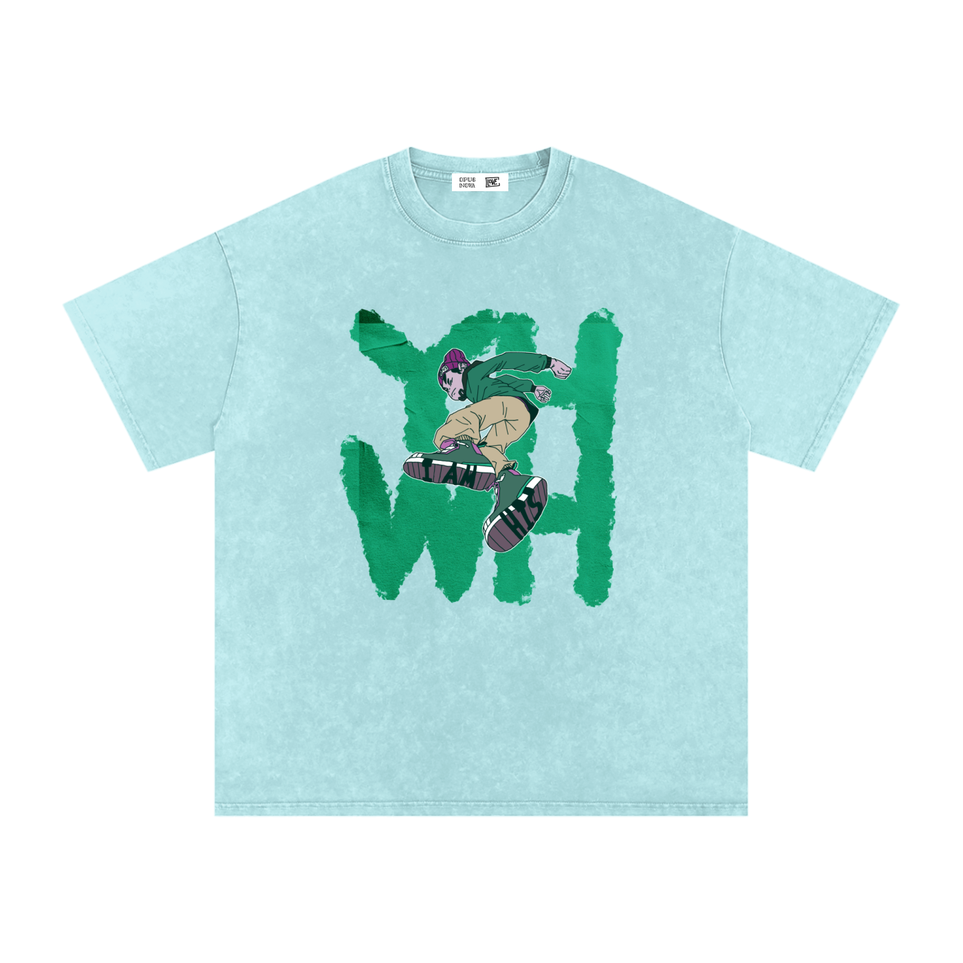 Green,I am His,Snow washed