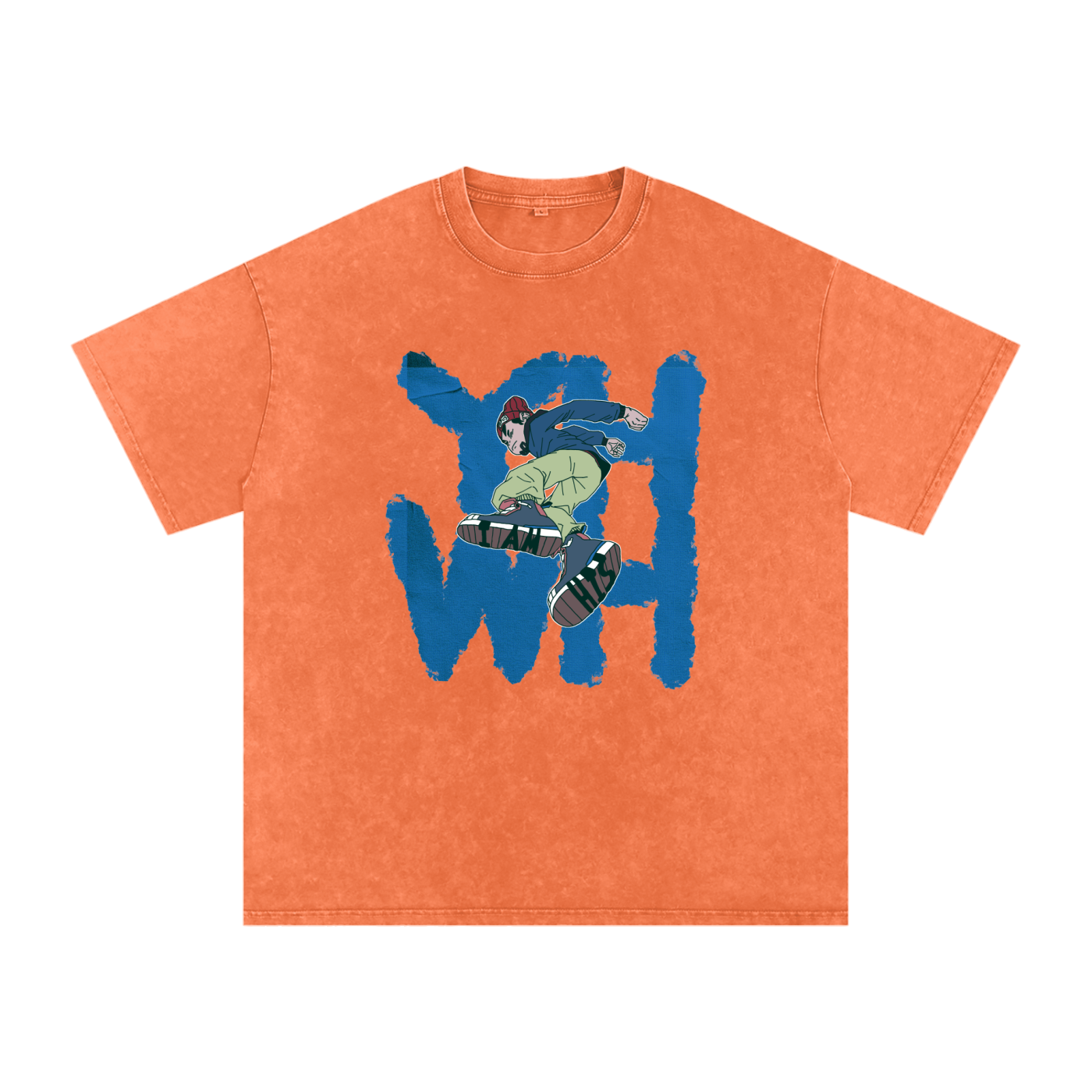 I am His,Blue,Snow washed